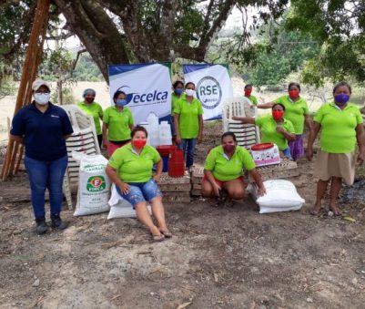 Gecelca apoya la producción de alimentos en Puerto Libertador
