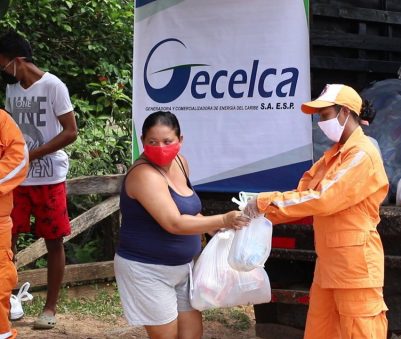 Gecelca sigue ayudando a las comunidades frente a crisis del Covid 19