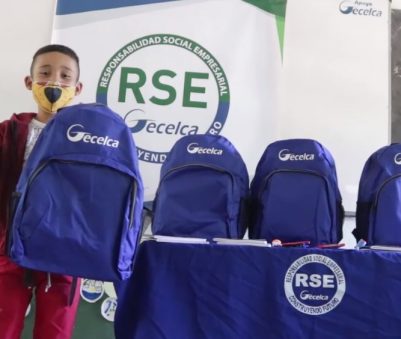 Gecelca entrega 1.450 útiles escolares a institución educativa de Mingueo
