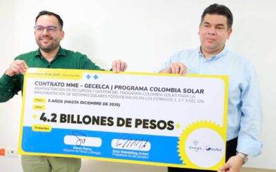MinEnergía y Gecelca firman convenio para impulsar el Programa Colombia Solar por $4,2 billones